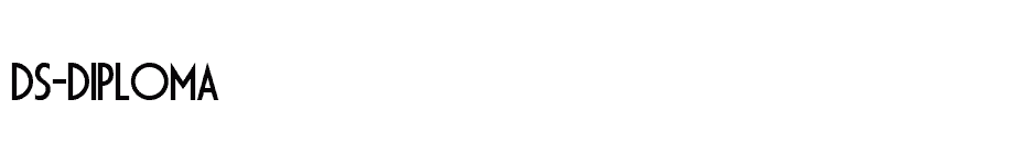 font DS-Diploma download