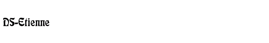font DS-Etienne download