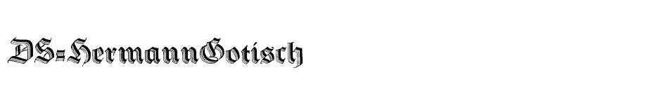 font DS-HermannGotisch download