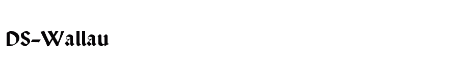 font DS-Wallau download
