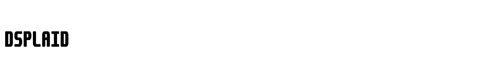 font DSPLAID download