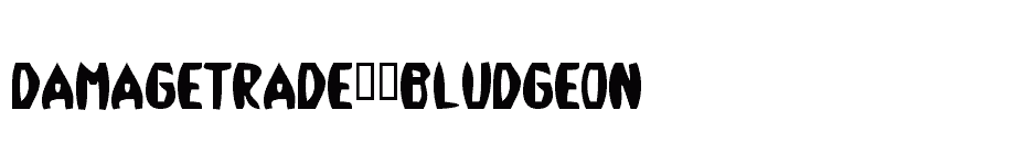 font Damage™-Bludgeon download