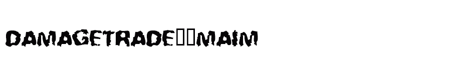 font Damage™-Maim download