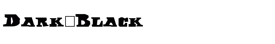 font Dark-Black download