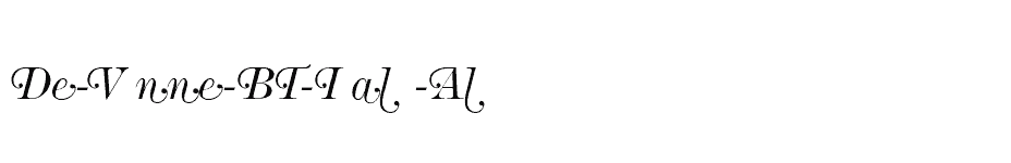 font De-Vinne-BT-Italic-Alt download