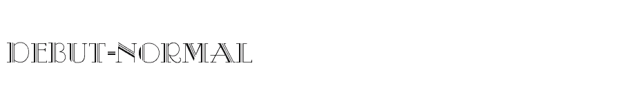 font Debut-Normal download