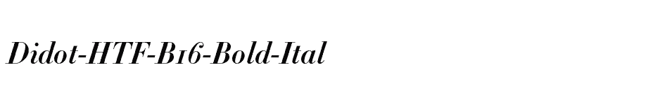 font Didot-HTF-B16-Bold-Ital download