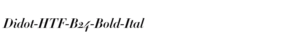 font Didot-HTF-B24-Bold-Ital download