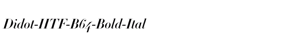 font Didot-HTF-B64-Bold-Ital download