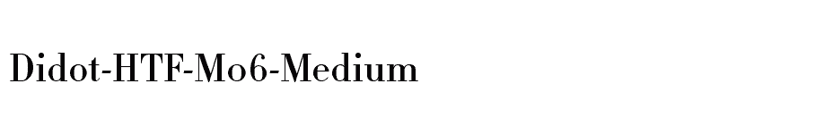 font Didot-HTF-M06-Medium download