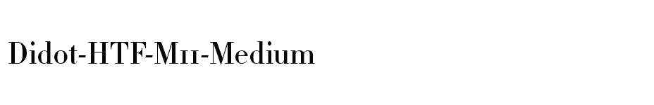 font Didot-HTF-M11-Medium download