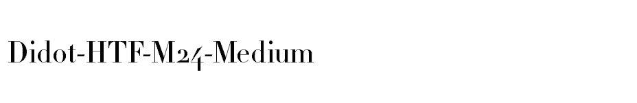 font Didot-HTF-M24-Medium download