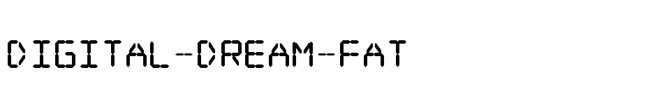 font Digital-dream-Fat download