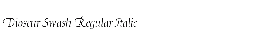 font Dioscur-Swash-Regular-Italic download