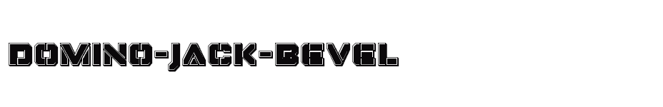 font Domino-Jack-Bevel download