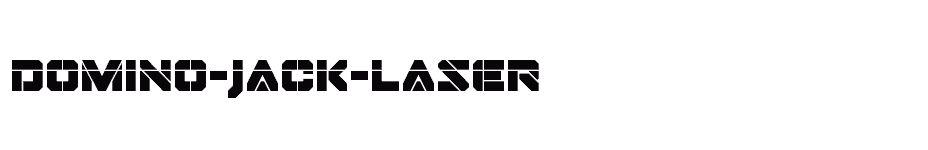 font Domino-Jack-Laser download