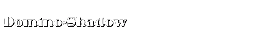 font Domino-Shadow download