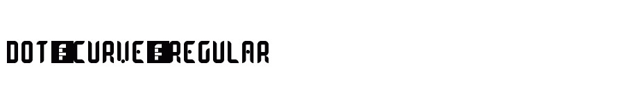 font Dot-Curve-Regular download