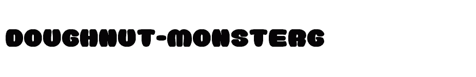 font Doughnut-MonsterG download