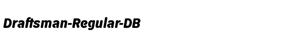 font Draftsman-Regular-DB download