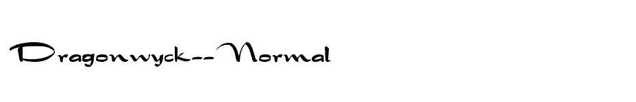 font Dragonwyck--Normal download