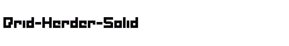 font Drid-Herder-Solid download