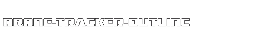 font Drone-Tracker-Outline download