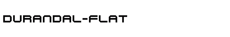 font Durandal-Flat download