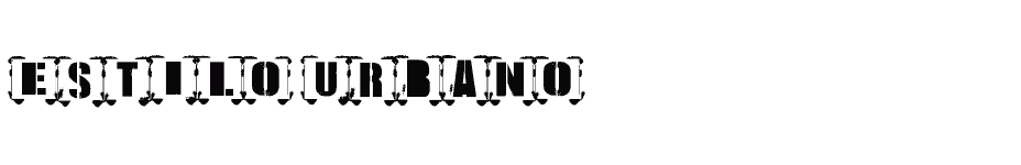 font ESTILO-URBANO download