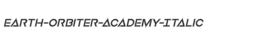 font Earth-Orbiter-Academy-Italic download