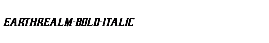 font Earthrealm-Bold-Italic download