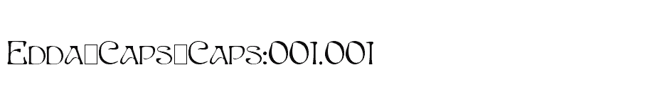 font Edda-Caps-Caps:001.001 download