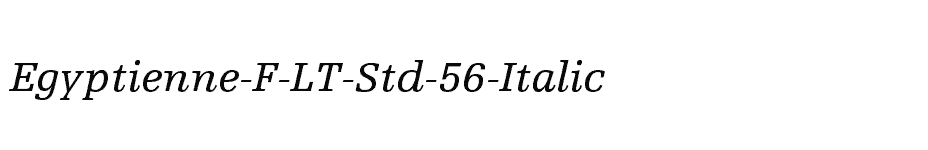 font Egyptienne-F-LT-Std-56-Italic download