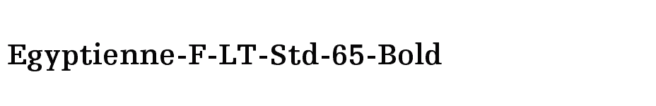 font Egyptienne-F-LT-Std-65-Bold download