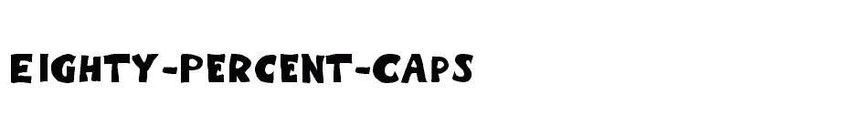 font Eighty-Percent-Caps download