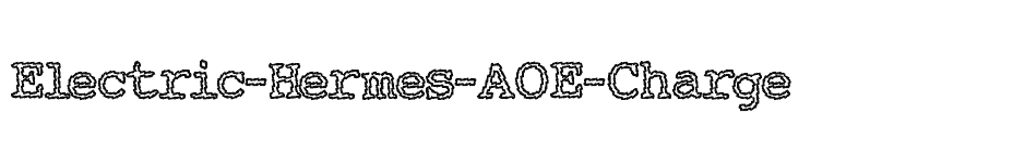 font Electric-Hermes-AOE-Charge download