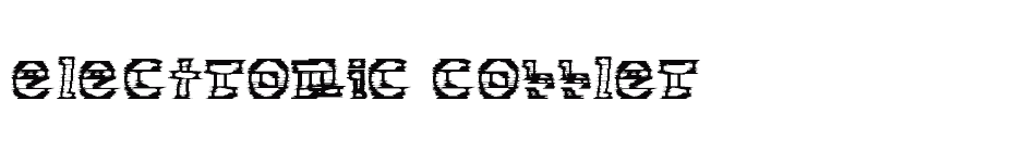 font Electronic-Cobbler download