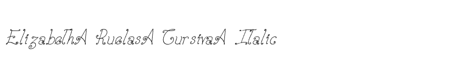 font Elizabeth-Ruelas-Cursiva-Italic download