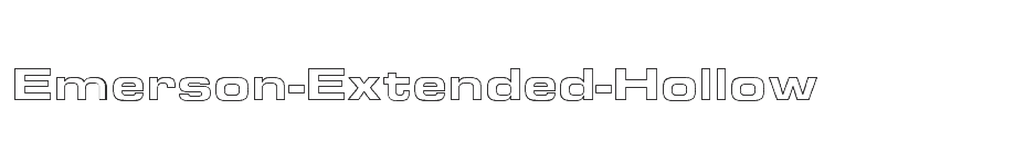 font Emerson-Extended-Hollow download