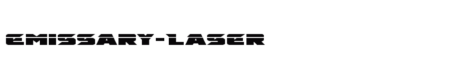 font Emissary-Laser download