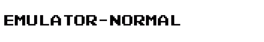 font Emulator-Normal download