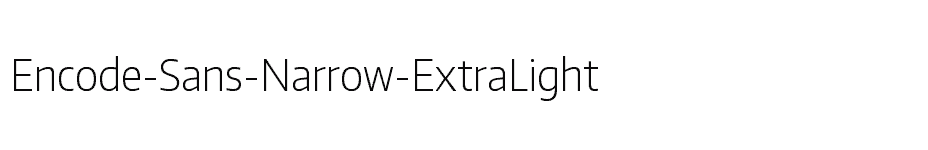 font Encode-Sans-Narrow-ExtraLight download