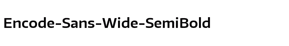 font Encode-Sans-Wide-SemiBold download