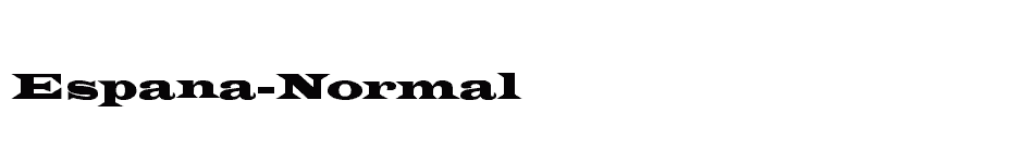 font Espana-Normal download