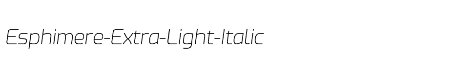 font Esphimere-Extra-Light-Italic download