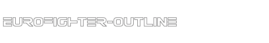 font Eurofighter-Outline download