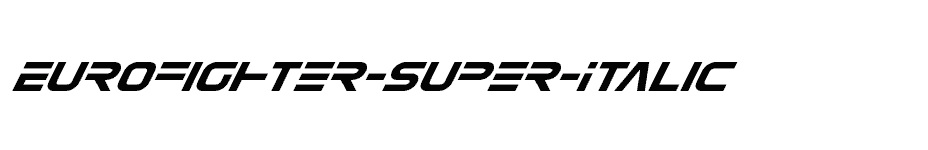 font Eurofighter-Super-Italic download