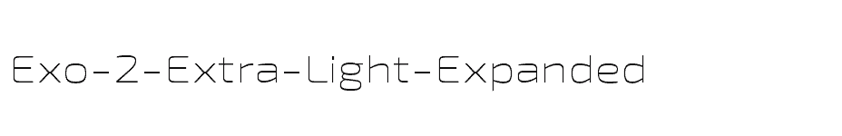font Exo-2-Extra-Light-Expanded download