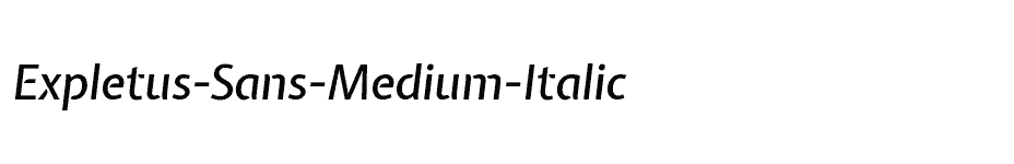 font Expletus-Sans-Medium-Italic download