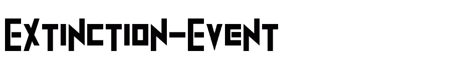 font Extinction-Event download